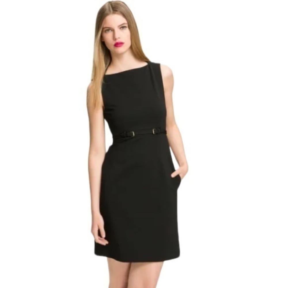 Diane von furstenberg black holly sheath dress nwt